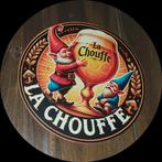 La chouffe wandbord van hout, Ophalen of Verzenden, Nieuw, Reclamebord, Plaat of Schild