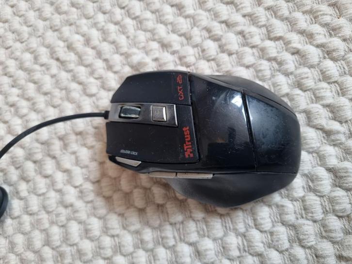 Trust GXT 25 Gaming Muis - Bedraad, Computers en Software, Muizen, Gebruikt, Muis, Rechtshandig, Bedraad, Ergonomisch, Gaming muis
