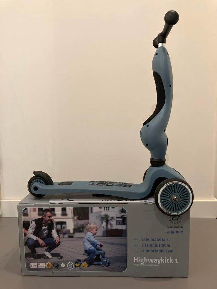 Scoot and Ride Highwaykick1 - Loopfiets & Scooter, Kinderen en Baby's, Speelgoed | Buiten | Voertuigen en Loopfietsen, Zo goed als nieuw