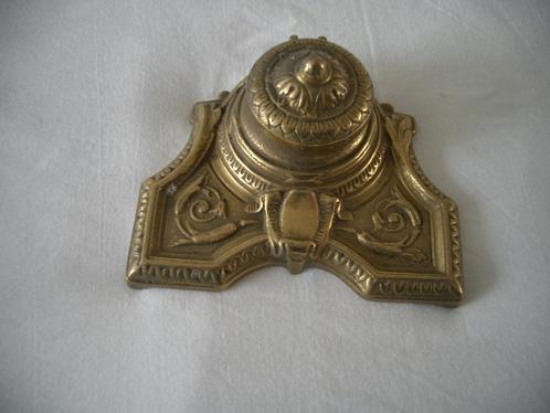 inktpot antiek brons artdeco frankrijk verzamelen modbrevet, Antiek en Kunst, Antiek | Koper en Brons, Brons, Ophalen of Verzenden