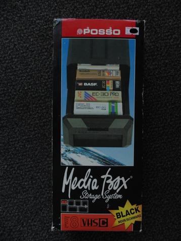 Media box storage system VHS, videobanden nieuw in de doos! beschikbaar voor biedingen