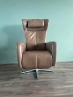 Z.g.a.n. luxe prominent relax fauteuil / sta op stoel XL, Ophalen, Gebruikt, Minder dan 75 cm, Leer