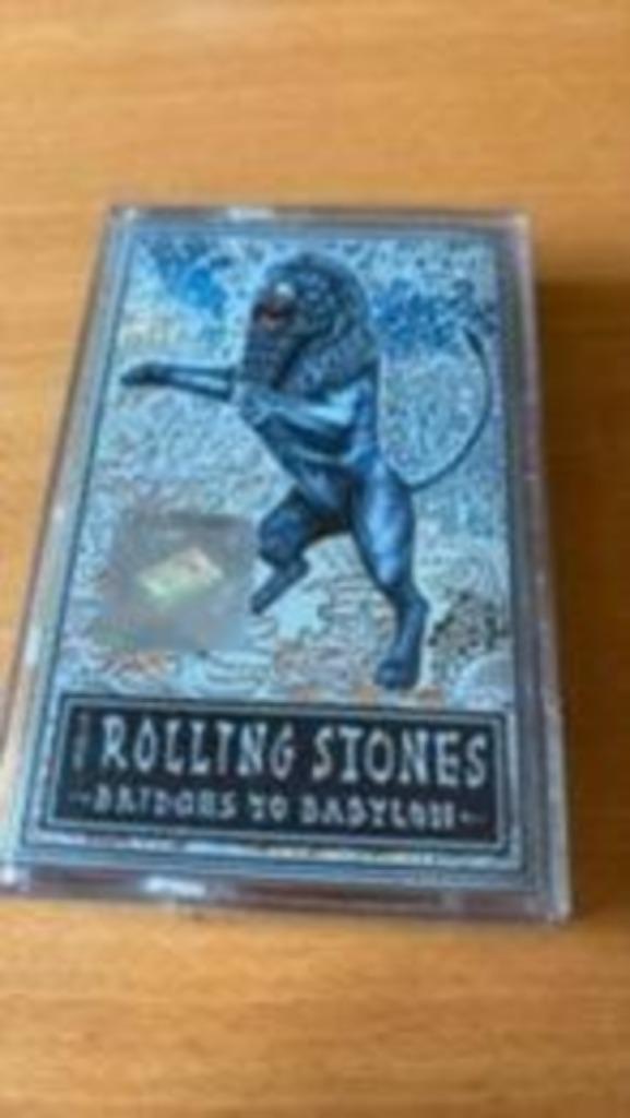 The Rolling Stones muziek cassette Bridges to Babylon TOPPER, Cd's en Dvd's, Cassettebandjes, Gebruikt, Origineel, Pop, 1 bandje