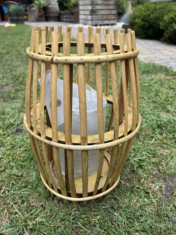 3 Bamboo lantern kaars houder beschikbaar voor biedingen