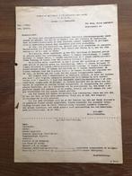 NSB Circa 1942? Circulaire van De Leider van de Opleiding, Ophalen of Verzenden, Landmacht, Nederland, Overige typen