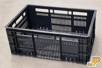 50 super sterke zwarte kratten 60x40x23 beschikbaar voor biedingen