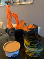 Play Doh Graafmachine met zand en beton klei met extra klei, Ophalen of Verzenden, Gebruikt, Knutselen