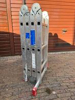 Vouwladder 3.5m / klim trap 4x 3 treden Aluminium, Ophalen, Gebruikt, Ladder, Opvouwbaar of Inschuifbaar