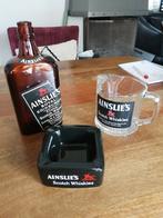 Scotch Whisky Ainslie's waterkan, asbak en oude fles, Ophalen of Verzenden, Gebruikt, Gebruiksvoorwerp