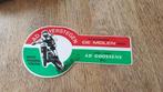 Sticker motor motocross, Ad Verstegen, autohandel Volkel, Verzamelen, Ophalen of Verzenden, Zo goed als nieuw, Sport