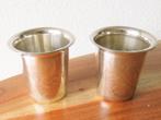 Zilveren bekertje, twee, Ophalen of Verzenden, Zilver
