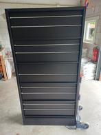 Stalen archief kast, Huis en Inrichting, Kasten | Roldeurkasten en Archiefkasten, Ophalen, Gebruikt, 200 cm of meer, Meerdere deuren