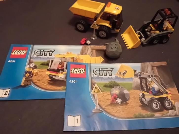 Lego City Kiepwagen met Laadschop 4201, Kinderen en Baby's, Speelgoed | Duplo en Lego, Zo goed als nieuw, Lego, Complete set, Ophalen of Verzenden