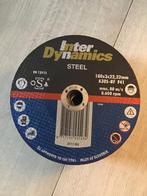 25 x InterDynamics doorslijpschijf 180x3mm, 22.23mm metaal, 25 x InterDynamics doorslijpschijf 180x3mm, 22.23mm metaal, Overige typen