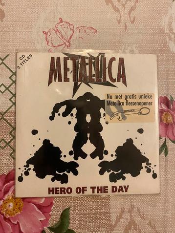 Metallica Hero of the Day CD + zeldzame sticker beschikbaar voor biedingen