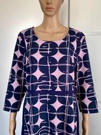 J542 Expresso maat 42=L jurk d-blauw/lila jurkje, Kleding | Dames, Maat 42/44 (L), Ophalen of Verzenden, Zo goed als nieuw, Knielengte