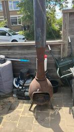 Fancy flame tuinhaard gietijzer, Ophalen, Zo goed als nieuw