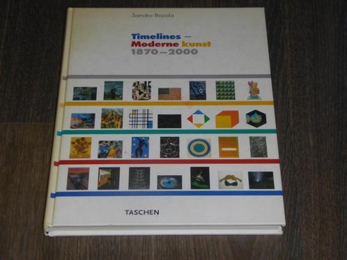 Sandro Bocola - Timelines Moderne kunst 1870 -2000, Boeken, Kunst en Cultuur | Beeldend, Zo goed als nieuw, Schilder- en Tekenkunst