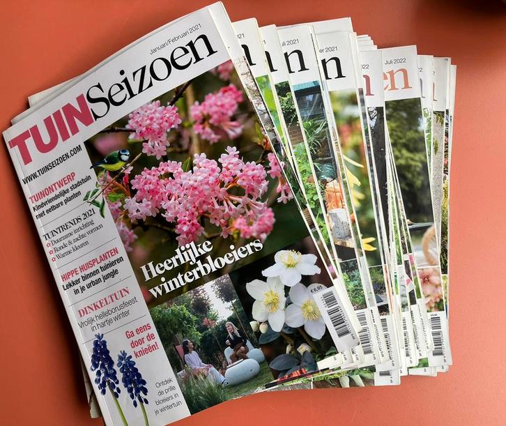 Twee jaargangen Tuinseizoen met extra’s, Boeken, Tijdschriften en Kranten, Gelezen, Wetenschap en Natuur, Ophalen of Verzenden