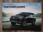 Toyota Fortuner Leader brochure uit Thailand, Verzenden, Zo goed als nieuw, Toyota