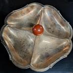Vintage Zilveren Bonbonschaal met 4 Vakken, Ophalen of Verzenden