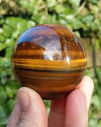 Prachtige tijgeroog bol 5,5 cm, Verzamelen, Mineralen en Fossielen, Ophalen of Verzenden