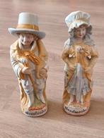 Oma & Opa  porseleinen beeld - Brocante Decoratie, Antiek en Kunst, Ophalen of Verzenden