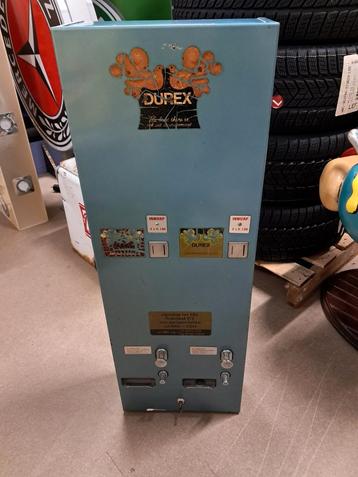 Mooie Oude zeldzame condoom automaat jaren 70e beschikbaar voor biedingen