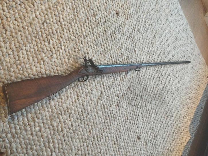 Antiek flintlock geweer Brits, Antiek en Kunst, Antiek | Overige Antiek, Ophalen of Verzenden