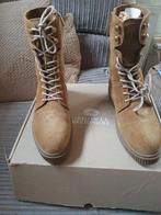 Fred de la Bretoniere laars suede 39, Hoge laarzen, Fred de la Bretoniere, Bruin, Ophalen of Verzenden