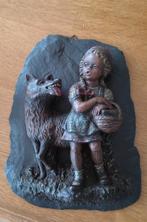 Roodkapje en de Wolf Wanddecoratie Efteling, Antiek en Kunst, Kunst | Beelden en Houtsnijwerken, Ophalen of Verzenden
