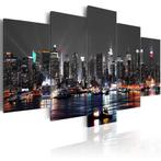 167 New York Skyline 5 Luik Canvas Schilderij 200x100 Nieuw, Huis en Inrichting, Woonaccessoires | Schilderijen, Tekeningen en Foto's