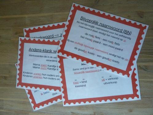set TAALPOSTERS groep 6, Kinderen en Baby's, Speelgoed | Educatief en Creatief, Nieuw, Taal en Lezen, Ophalen