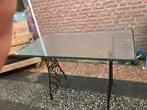 Antieke Pfaff Naaimachine Tafel met Glasplaatblad. Uniek!!, Antiek en Kunst, Ophalen of Verzenden