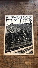 J.Franken houtsnede, Ophalen of Verzenden