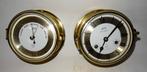SCHATZ Ocean Quartz klok scheepsklok + BAROMETER, Ophalen of Verzenden, Gebruikt, Overige typen
