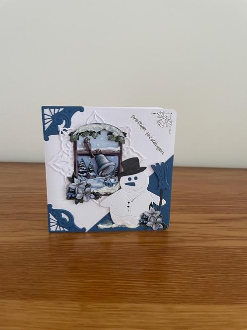 Kaartje kerst (27), Hobby en Vrije tijd, Kaarten | Zelfgemaakt, Nieuw, Kerst, Ophalen of Verzenden