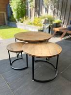 Salontafel Mangohout 3 delen, Ophalen, Overige materialen, Gebruikt, Rond
