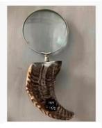 Korting Loep, vergrootglas, Hoorn Handvat, 26 cm, Vergrootglas of Loep, Nieuw, Ophalen of Verzenden, X