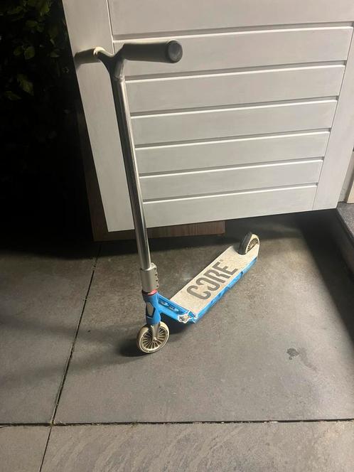 Aztek stuntstep ( met custom deck ), Fietsen en Brommers, Steps, Zo goed als nieuw, Gewone step, Ophalen of Verzenden
