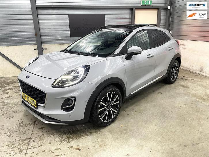 Ford Puma 1.0 EcoBoost Hybrid Titanium full option 1ste eige, Auto's, Ford, Bedrijf, Te koop, Puma, ABS, Achteruitrijcamera, Adaptive Cruise Control