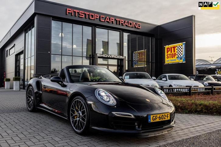 Porsche 911 Cabrio 991 3.8 Turbo S, 561 PK, Burmester, Lift,, Auto's, Porsche, Particulier, Te koop, 4x4, ABS, Achteruitrijcamera