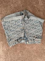 Denim Short met Logo Print XXS, Kort, Blauw, Ophalen of Verzenden, Zo goed als nieuw