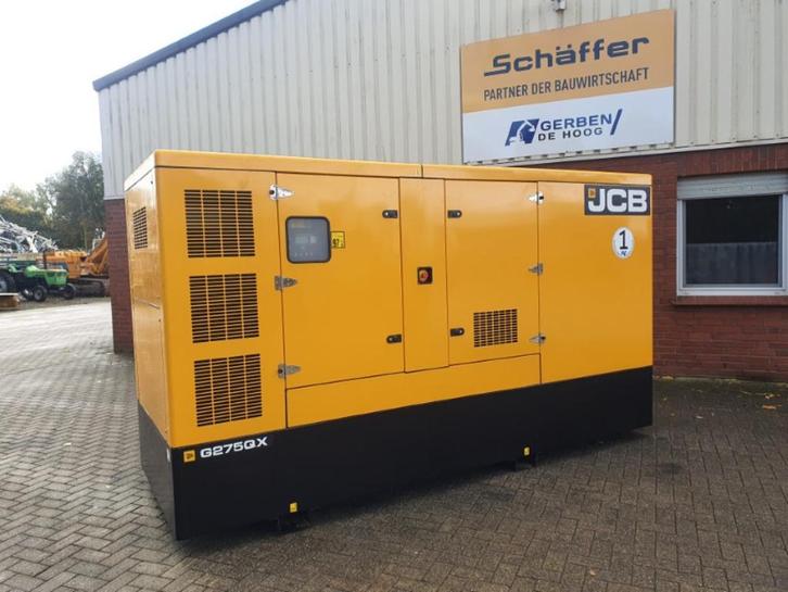 JCB 275 kVA generator G275QX noodgenerator Aggregat, Doe-het-zelf en Verbouw, Aggregaten, Zo goed als nieuw, Dieselolie, 30 kVA of meer