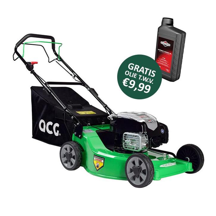 56cm, grasmaaier, bezinemaaier, ACG, gazonmaaier, mulch, Tuin en Terras, Grasmaaiers, Nieuw, Benzine-grasmaaier, 50 cm of meer