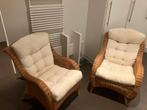 2 rotan stoelen, Huis en Inrichting, Stoelen, Gebruikt, Twee, Overige kleuren, Riet of Rotan