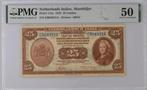 Bijna UNC biljet 25 gulden muntbiljet 1943, Nederlands-Indië, Postzegels en Munten, Bankbiljetten | Nederland, 25 gulden, Verzenden