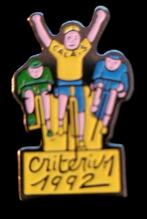 Tour de France pin- criterium 1992, Verzamelen, Verzenden, Nieuw, Sport, Speldje of Pin