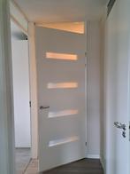 binnendeur opdekdeur, Doe-het-zelf en Verbouw, Deuren en Horren, Ophalen, Gebruikt, 80 tot 100 cm, 215 cm of meer