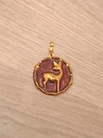 Vintage ceramic kettinghanger, Ophalen of Verzenden, Zo goed als nieuw, Zilver, Overige materialen